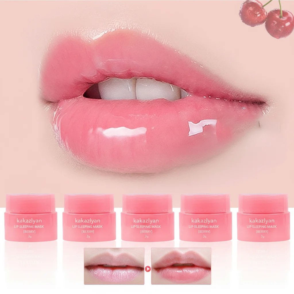 1/3/6pcs 3g Original Strawberry Lip Sleeping Mask Moisturizing Nourish Lip Balm Fade Lip Lines Lip Care Night Sleep Hydrated
1/3/6pcs 3g Original Strawberry Lip Sleeping Mask Moisturizing Nourish Lip Balm Fade Lip Lines Lip Care Night Sleep Hydrated
