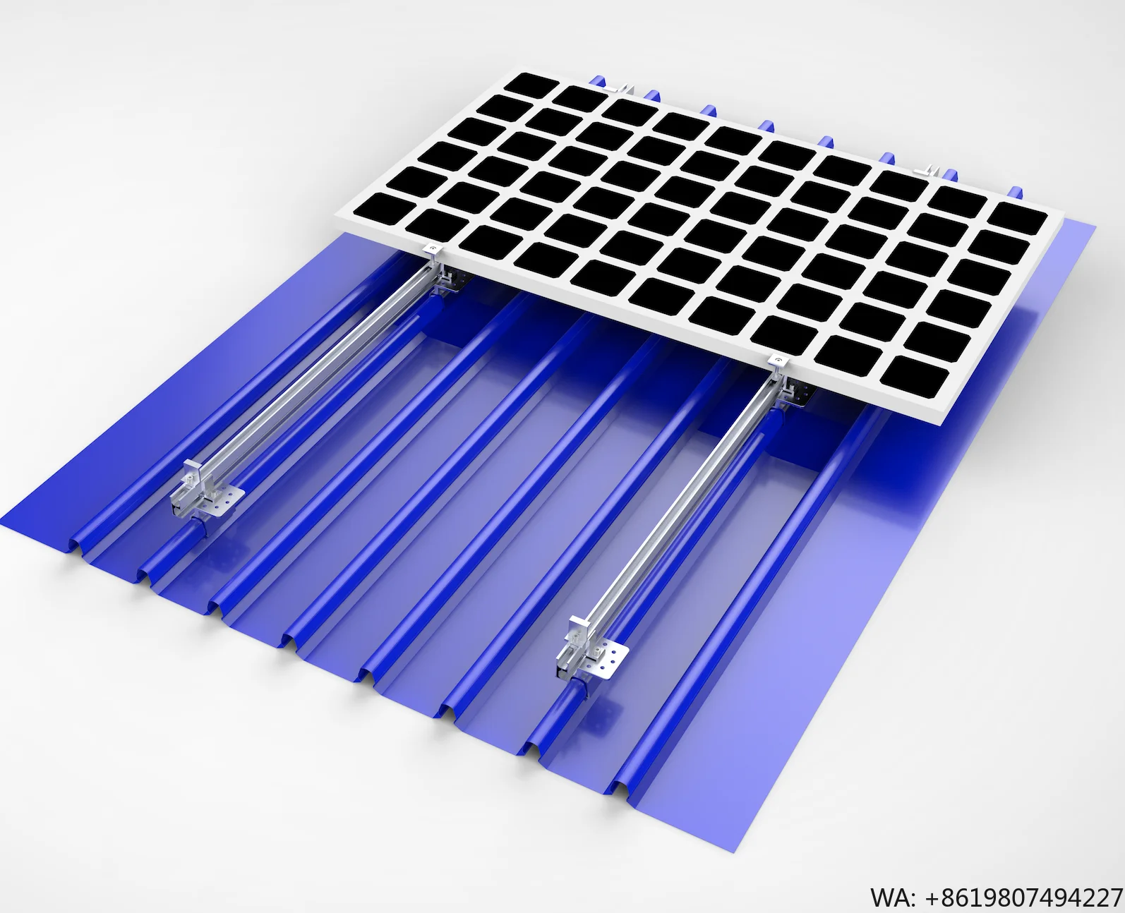 Pitched Corrugated Trapezoidal Standing Seam PV Structure Solar Panel Metal Tin Roof Mounting Brackets
Pitched Corrugated Trapezoidal Standing Seam PV Structure Solar Panel Metal Tin Roof Mounting Brackets