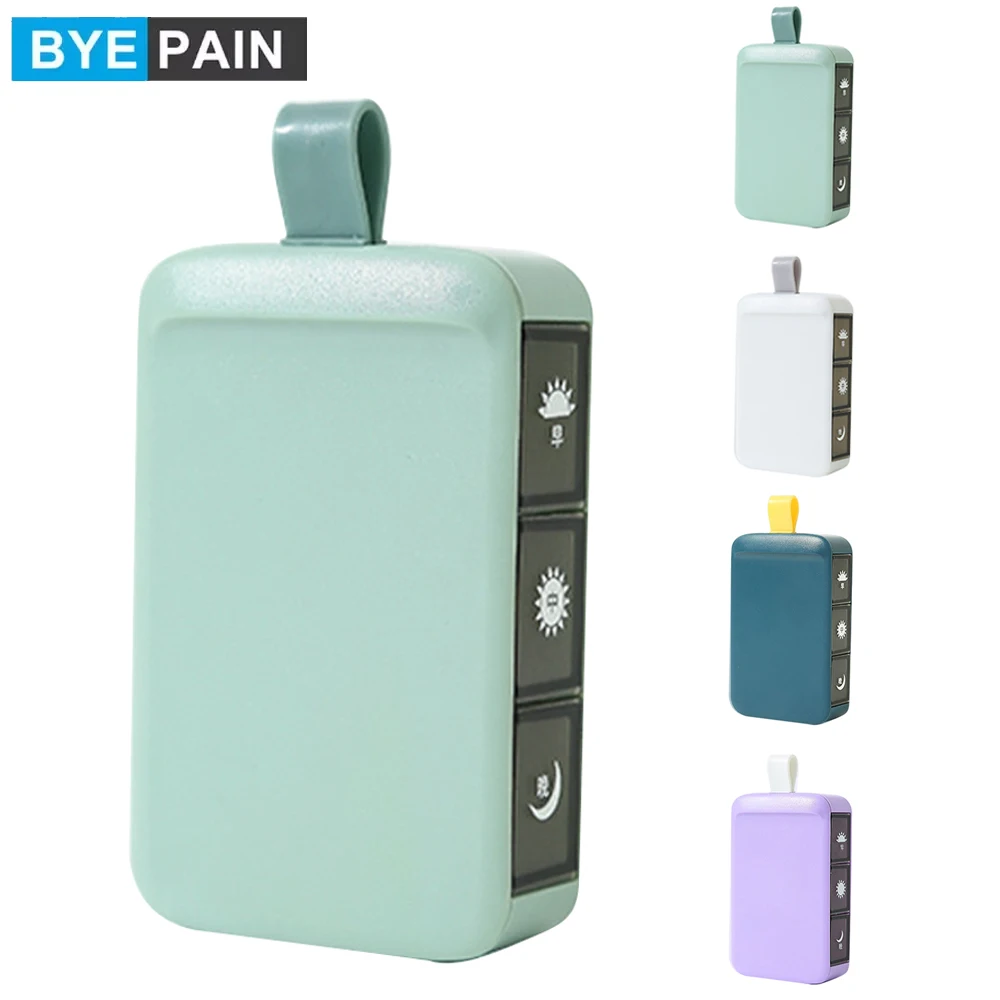 Pill Organizer, 3 Compartments Timer Daily Moisture Proof Pill Box Pocket Purse Portable Travel Vitamin Container Medicine Case
Pill Organizer, 3 Compartments Timer Daily Moisture Proof Pill Box Pocket Purse Portable Travel Vitamin Container Medicine Case