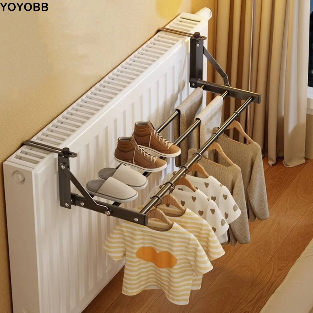 Carbon Steel Radiator Drying Rack Wall Mounted Space Saving Retractable Radiator Cloth Airer Folding Clothing Racks Laundry Room
Carbon Steel Radiator Drying Rack Wall Mounted Space Saving Retractable Radiator Cloth Airer Folding Clothing Racks Laundry Room