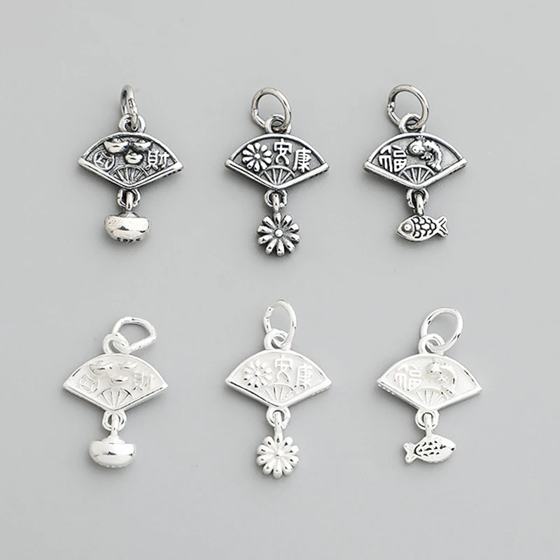 1 шт., стерлинговое серебро 925 пробы, китайский веер благословения, подвески с кисточками, 15x12 мм, молитвенные богатые/здоровье/Счастливые серебряные подвески, сделай сам, ювелирные изделия, ремесло
1 шт., стерлинговое серебро 925 пробы, китайский веер благословения, подвески с кисточками, 15x12 мм, молитвенные богатые/здоровье/Счастливые серебряные подвески, сделай сам, ювелирные изделия, ремесло