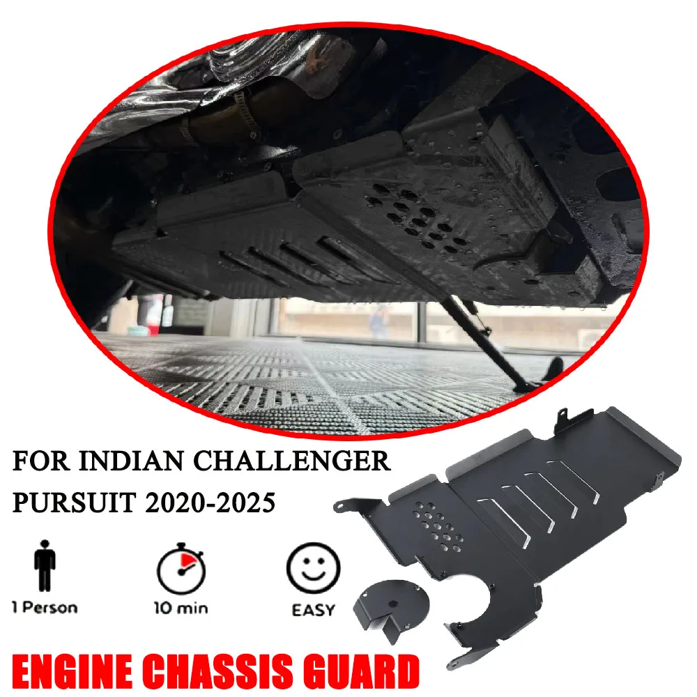 New For Indian Challenger Pursuit 2019-2025, Aluminum Alloy Motorcycle Bottom Protector Heavy Duty Engine Guard Cover Skid Plate
New For Indian Challenger Pursuit 2019-2025, Aluminum Alloy Motorcycle Bottom Protector Heavy Duty Engine Guard Cover Skid Plate