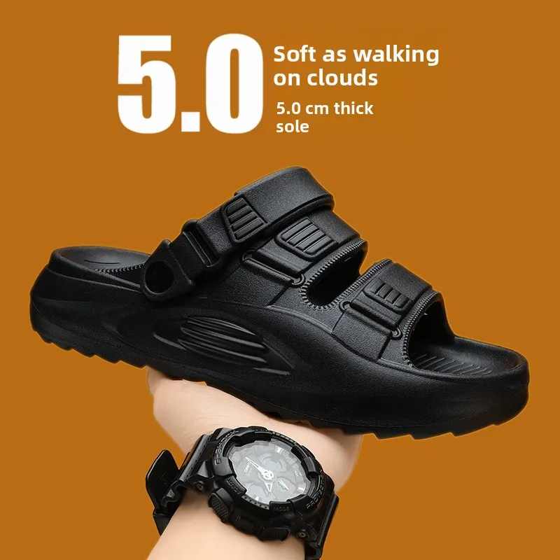 Men's Summer Sports Slippers Driving Beach Sandals Soft Bottom Anti-slip Wear-resistant Two-wear Casual Slip-ons EVA Material
Men's Summer Sports Slippers Driving Beach Sandals Soft Bottom Anti-slip Wear-resistant Two-wear Casual Slip-ons EVA Material