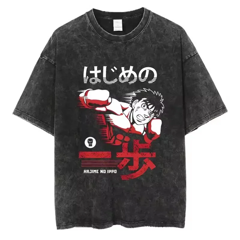 High quality cotton loose fitting t-shirt, anime Hajime No Ippo Kamogawa, boxing, gymnastics, men's and women's t-shirts, Y2K
High quality cotton loose fitting t-shirt, anime Hajime No Ippo Kamogawa, boxing, gymnastics, men's and women's t-shirts, Y2K