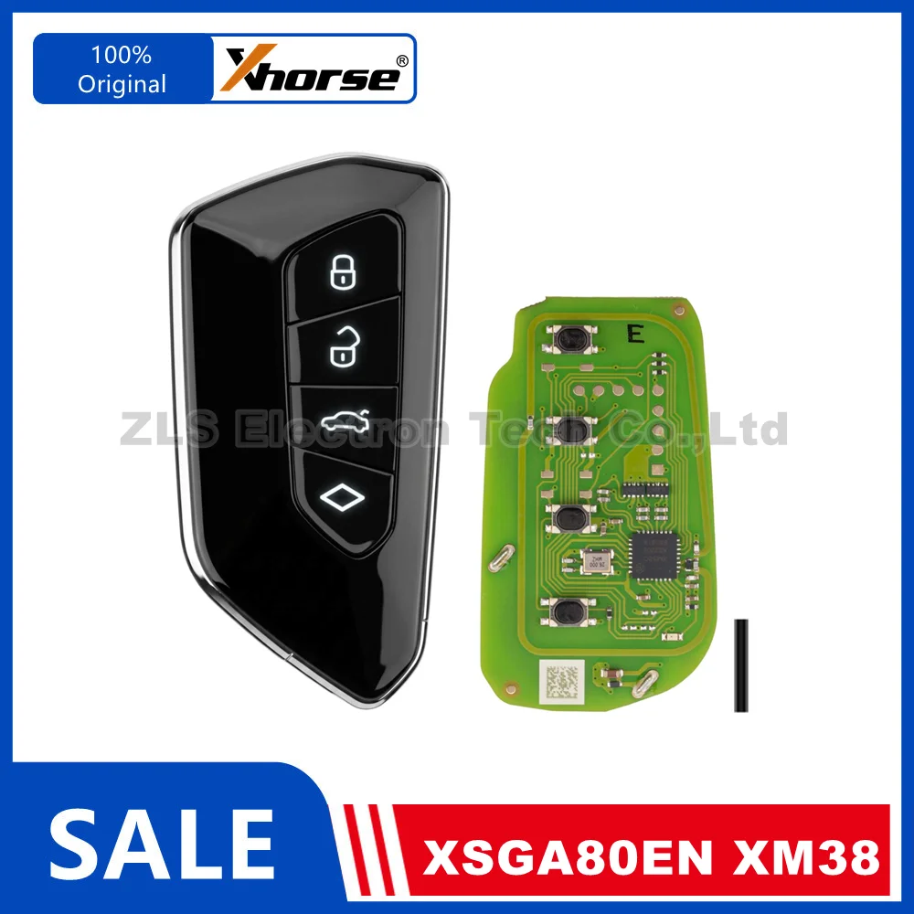1/2 Piece XHORSE XSGA80EN XM38 Universal Smart Key 4 Buttons English Version
1/2 Piece XHORSE XSGA80EN XM38 Universal Smart Key 4 Buttons English Version