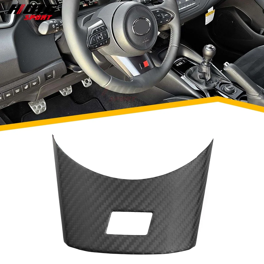 Глянцевое/матовое настоящее углеродное волокно, аксессуары для салона автомобиля, накладка на руль для Toyota GR Carola 2023 2024, карбоновые внутренние детали
Глянцевое/матовое настоящее углеродное волокно, аксессуары для салона автомобиля, накладка на руль для Toyota GR Carola 2023 2024, карбоновые внутренние детали