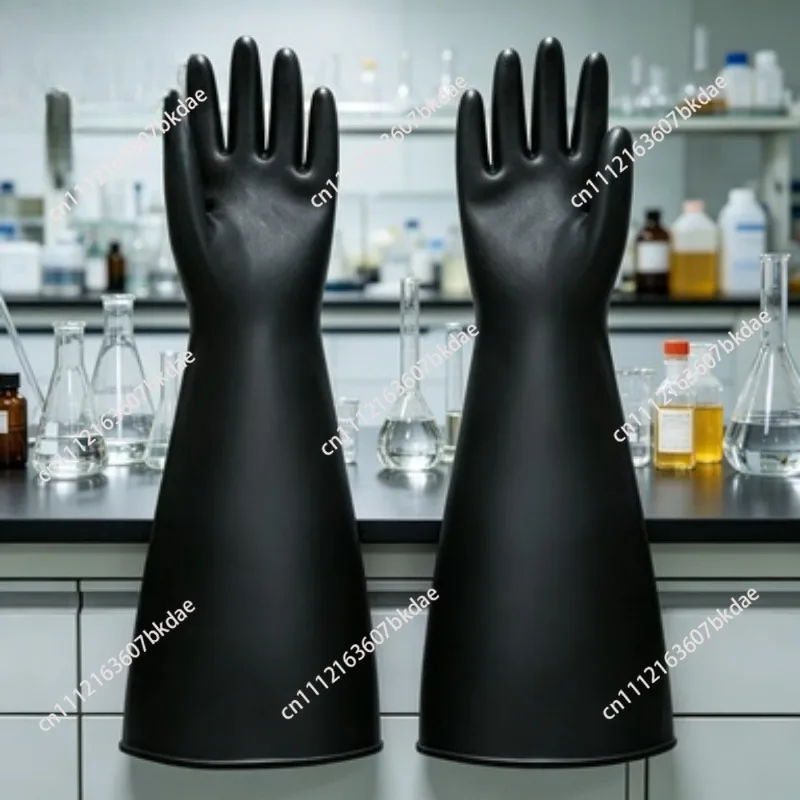 0.8-1.2mm Thick Black Butyl Rubber Gloves, Acid and Alkali Resistant for Battery Lab, Glove Box, and Vacuum Use
0.8-1.2mm Thick Black Butyl Rubber Gloves, Acid and Alkali Resistant for Battery Lab, Glove Box, and Vacuum Use