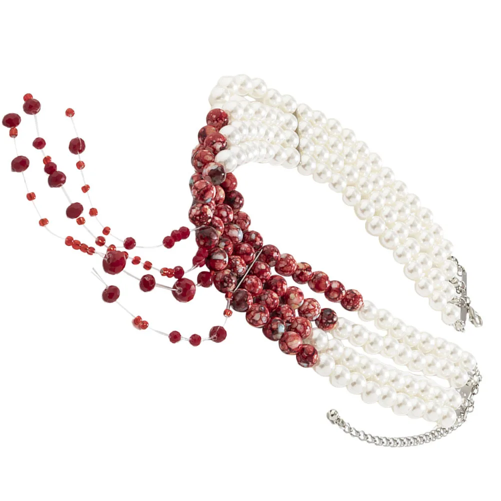 Elegant Gothic Pearl Necklace for Women Layered Clavicle Chain Adjustable Durable Fashionable Neck Jewelry Gift Choice 
Elegant Gothic Pearl Necklace for Women Layered Clavicle Chain Adjustable Durable Fashionable Neck Jewelry Gift Choice