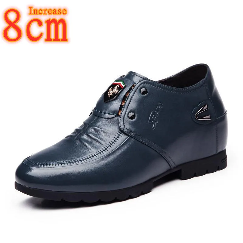 Increased 8cm Leisure Men's Shoes Leather Men's Invisible Height Increasing Shoes Men Inner Height Increasing Leather Shoes Male
Increased 8cm Leisure Men's Shoes Leather Men's Invisible Height Increasing Shoes Men Inner Height Increasing Leather Shoes Male