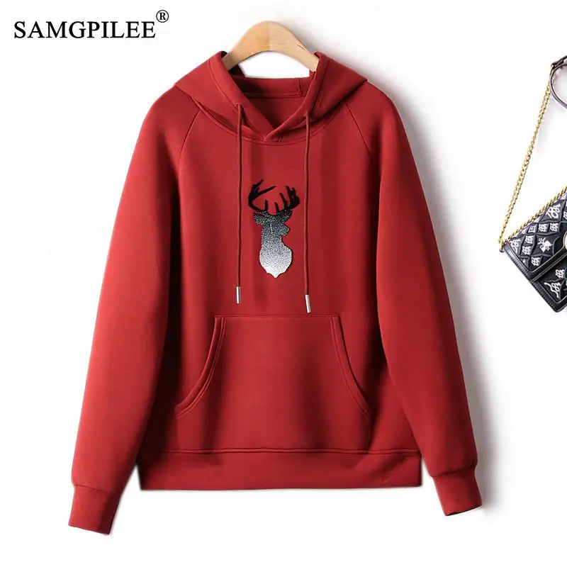 Hoodies Women 2022 Autumn Winter New Flocking Air Cotton Hooded Straight Animal Pattern Sweatshirts Long Sleeve Woman Sweater
Hoodies Women 2022 Autumn Winter New Flocking Air Cotton Hooded Straight Animal Pattern Sweatshirts Long Sleeve Woman Sweater