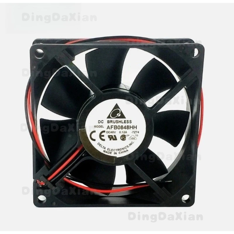 Вентилятор охлаждения D FOR Delta DC48V 0.12A 80x80x25mm AFB0848HH с шарикоподшипником, 2-проводной
Вентилятор охлаждения D FOR Delta DC48V 0.12A 80x80x25mm AFB0848HH с шарикоподшипником, 2-проводной