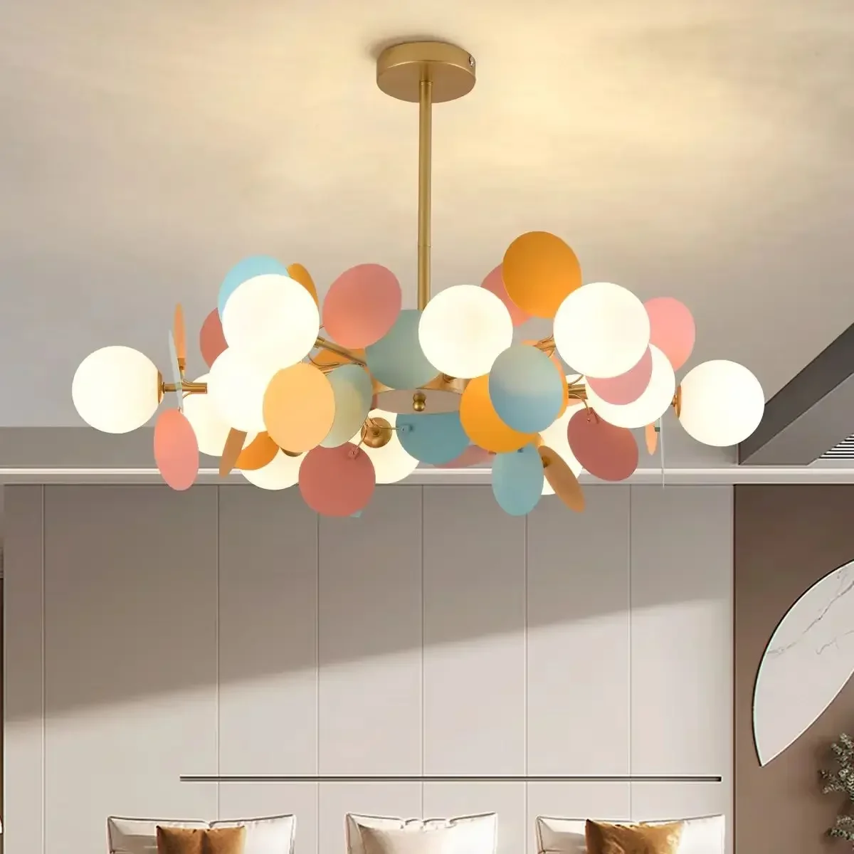 Modern Colorful Chandelier Pendant Lamps Lustre Luxury Ceiling Hanging Light for Bedroom Dining Living Room Kitchen Home Decor
Modern Colorful Chandelier Pendant Lamps Lustre Luxury Ceiling Hanging Light for Bedroom Dining Living Room Kitchen Home Decor