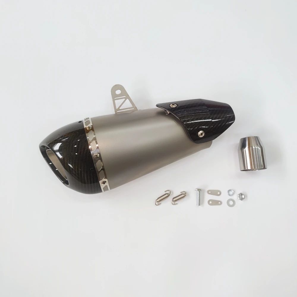 High Quality Motorcycle Exhaust Muffler Fit for Stainless Steel Black Motorcycle Accessories and Parts 51MM Muffler Exhaust
High Quality Motorcycle Exhaust Muffler Fit for Stainless Steel Black Motorcycle Accessories and Parts 51MM Muffler Exhaust