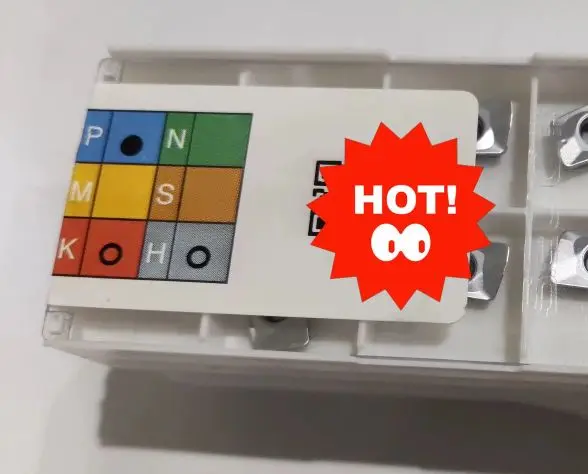 Hard alloy cutting blades XOMX10T308TR-ME07,MP1500 
Hard alloy cutting blades XOMX10T308TR-ME07,MP1500