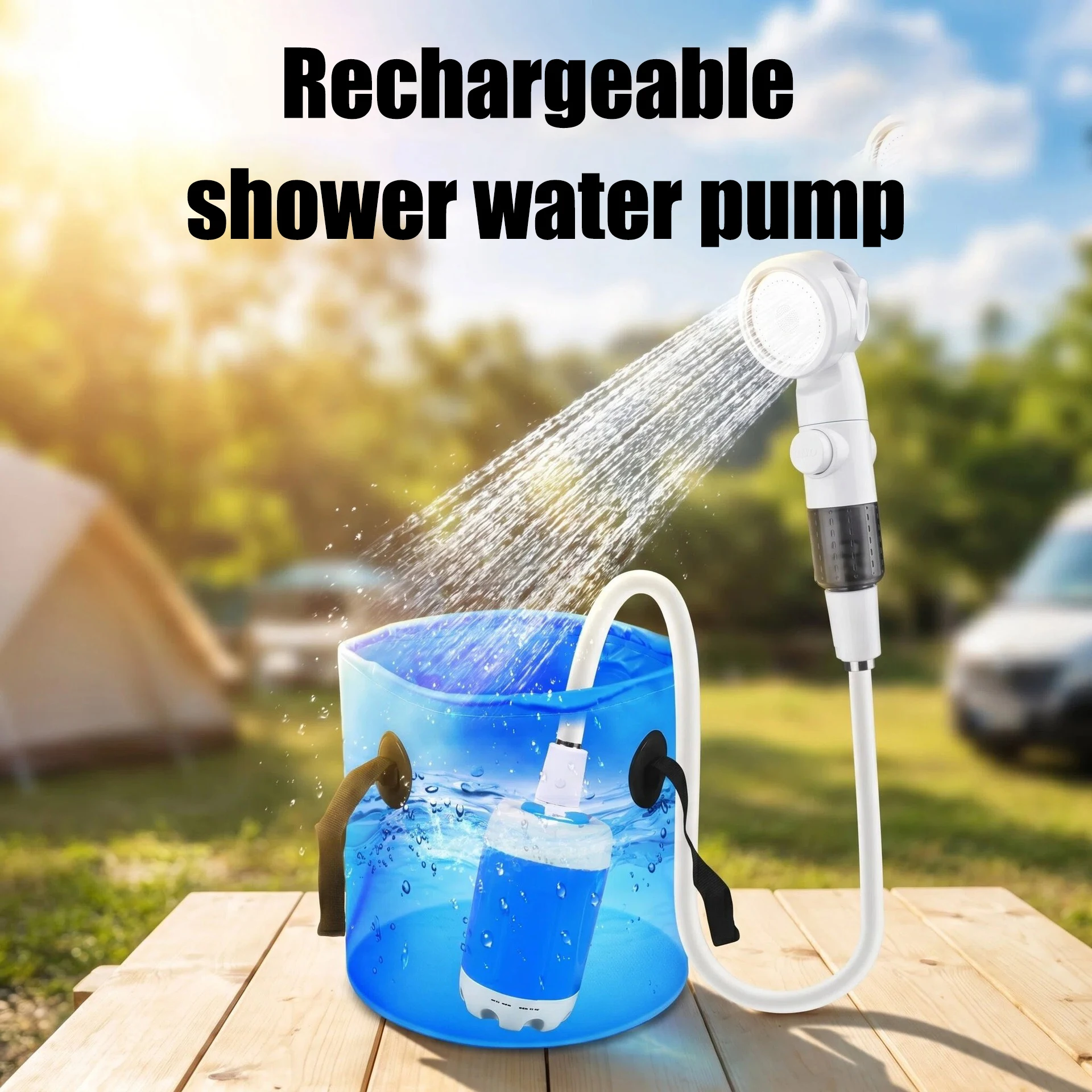 1pcs Camping RV Travel Watering Plants Portable Shower Head Sprayer Simple Electric Shower Pump USB Portable Pet Bath Shower Kit
1pcs Camping RV Travel Watering Plants Portable Shower Head Sprayer Simple Electric Shower Pump USB Portable Pet Bath Shower Kit