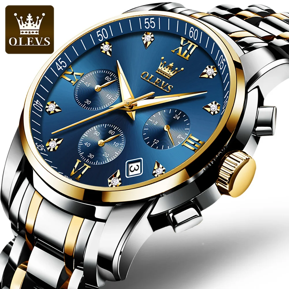 OLEVS Luxury Watch for Men Stainless Steel Waterproof Quartz Men Watches Business Style Men's Watches Luxury Original
OLEVS Luxury Watch for Men Stainless Steel Waterproof Quartz Men Watches Business Style Men's Watches Luxury Original