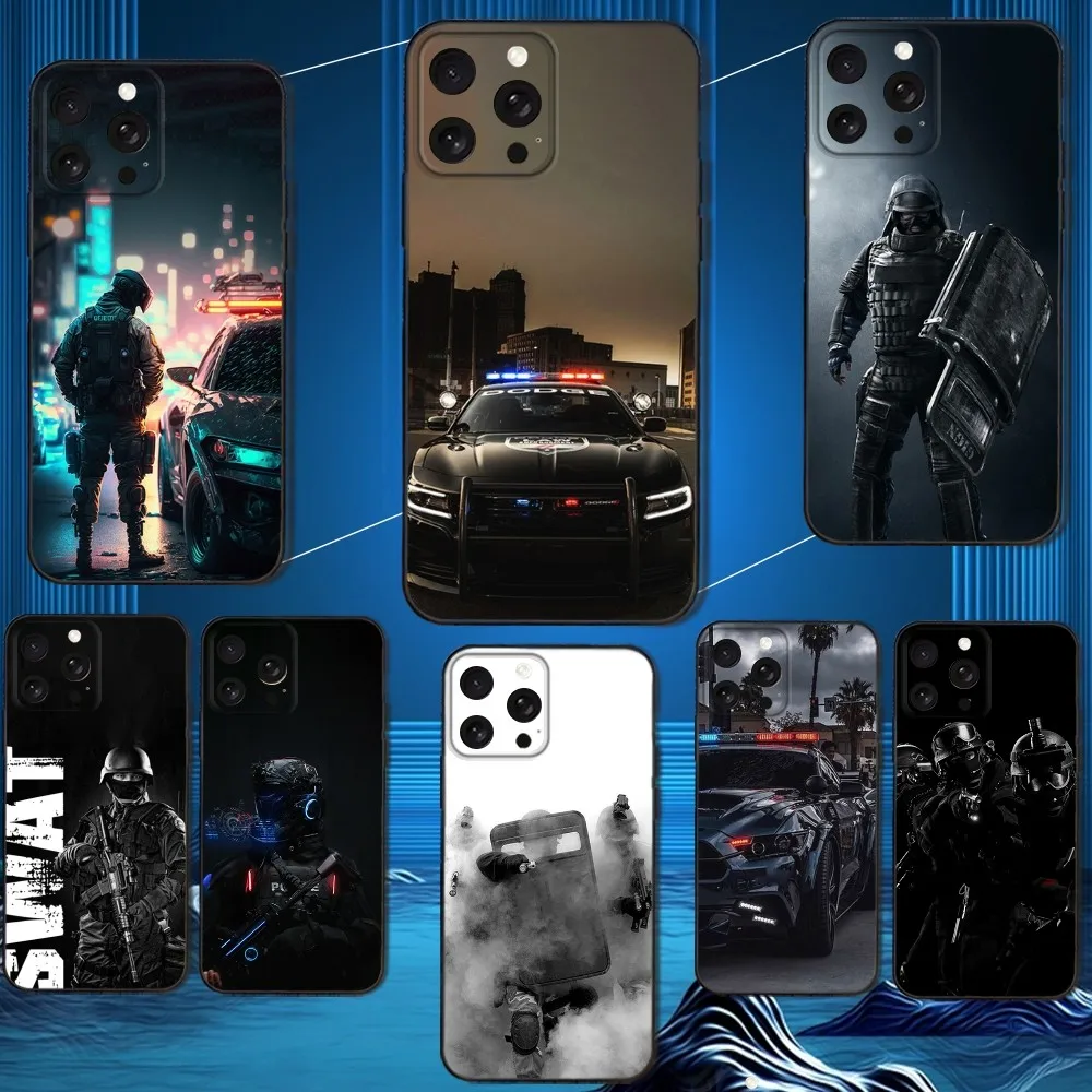 Police SWAT FBI Phone Case For iPhone 16,15,14,13,12,11 Plus,Pro Max,XS,X,XR,SE,Mini,8,7,Soft Silicone Black Cover
Police SWAT FBI Phone Case For iPhone 16,15,14,13,12,11 Plus,Pro Max,XS,X,XR,SE,Mini,8,7,Soft Silicone Black Cover