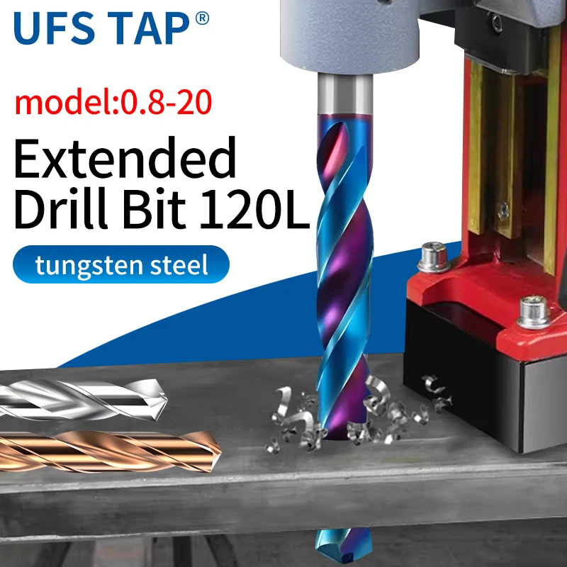 UFS TAP 1PCS Carbide Drill Bits Tungsten Steel Twist Bit For Metalworking CNC Drilling Tool 120mm-Long D1.0-7.9mm
UFS TAP 1PCS Carbide Drill Bits Tungsten Steel Twist Bit For Metalworking CNC Drilling Tool 120mm-Long D1.0-7.9mm
