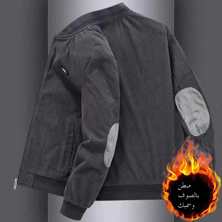 Men's Fce Lined Loose Workwear Jaet Spring Autumn New Sle Baseball Collar Retro Thiened Outerwear Coat for Men
Men's Fce Lined Loose Workwear Jaet Spring Autumn New Sle Baseball Collar Retro Thiened Outerwear Coat for Men