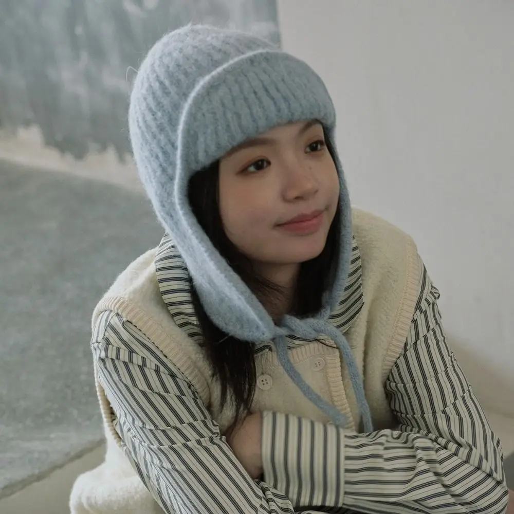 Windproof Warm Pilot Hat Earmuff Thickened Winter Knitted Cap Lace-up Soft Wool Blend Hat Outdoor
Windproof Warm Pilot Hat Earmuff Thickened Winter Knitted Cap Lace-up Soft Wool Blend Hat Outdoor