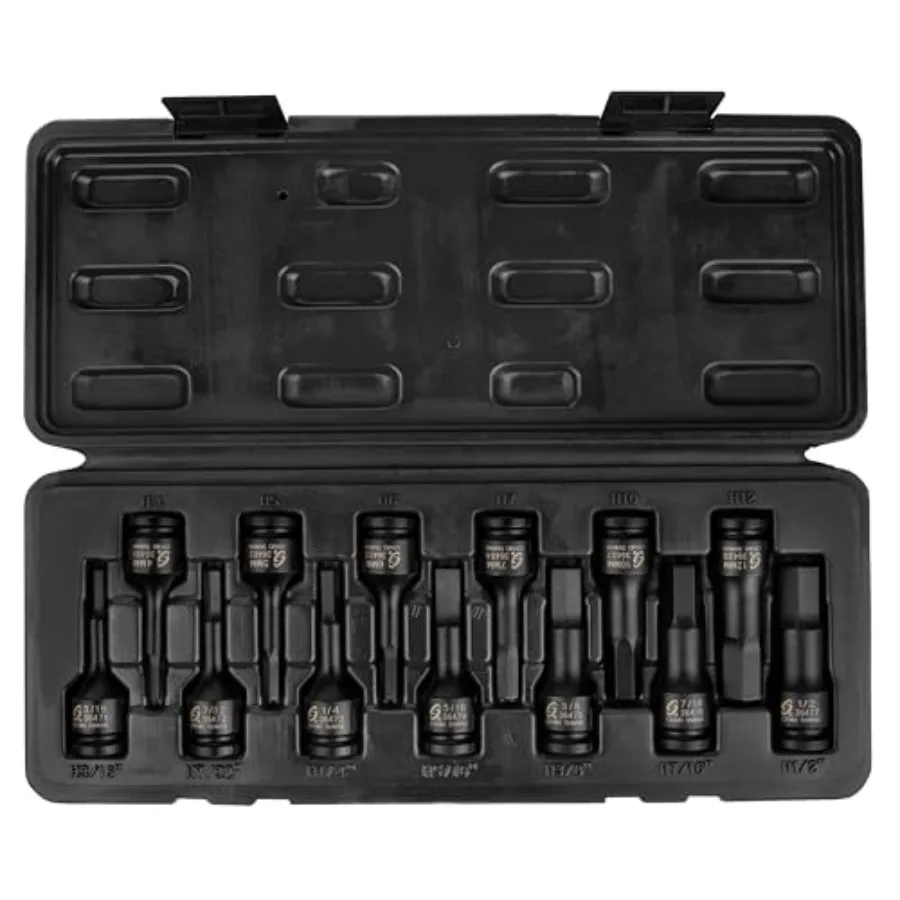 3649 SAE and Metric Impact Hex Driver Set
3649 SAE and Metric Impact Hex Driver Set