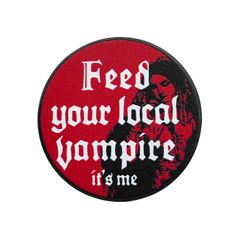 Gothic Dark Feed Your Local Vampire It'S Me Enamel Pin Badge Jewelry Decorate Collectibles Humorous Sarcastic Brooch Accessories
Gothic Dark Feed Your Local Vampire It'S Me Enamel Pin Badge Jewelry Decorate Collectibles Humorous Sarcastic Brooch Accessories