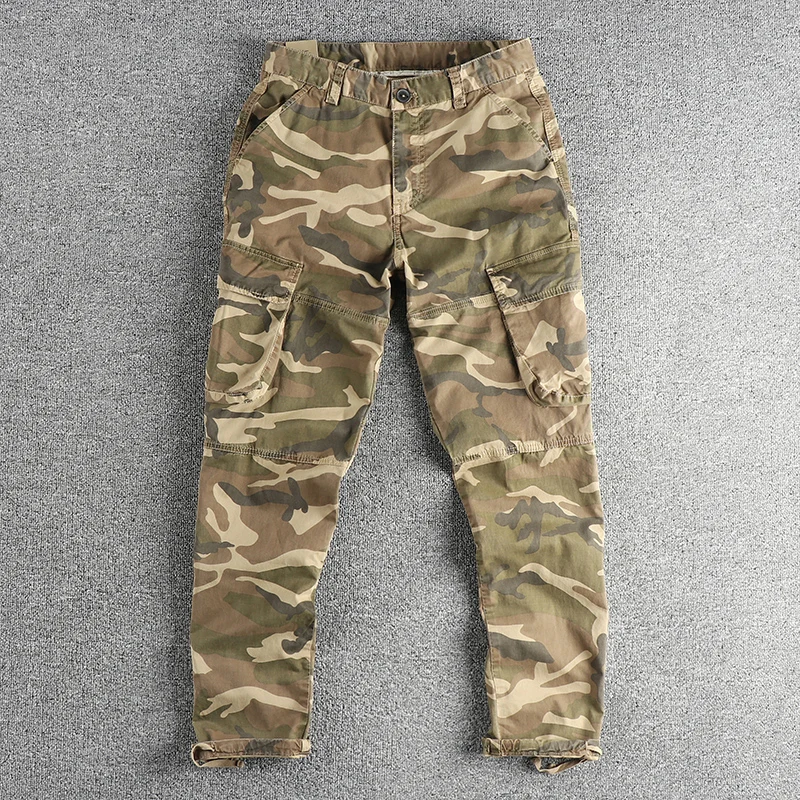 American Classic Retro Camouflage Workwear Casual Pants Men's Trendy Slightly Loose Straight Cut Multi-Pocket Long Trousers
American Classic Retro Camouflage Workwear Casual Pants Men's Trendy Slightly Loose Straight Cut Multi-Pocket Long Trousers