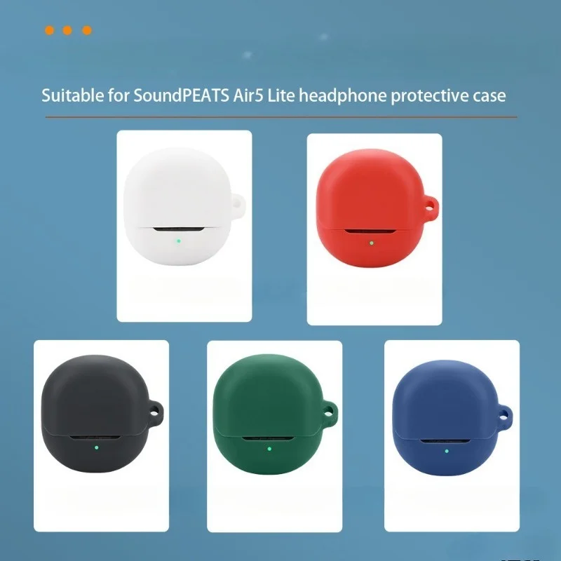 For SoundPEATS Air5 Lite Case Silicone Protective Sleeve Cover For SoundPEATS Air5 Lite Bluetooth Wireless Earphones Protector
For SoundPEATS Air5 Lite Case Silicone Protective Sleeve Cover For SoundPEATS Air5 Lite Bluetooth Wireless Earphones Protector