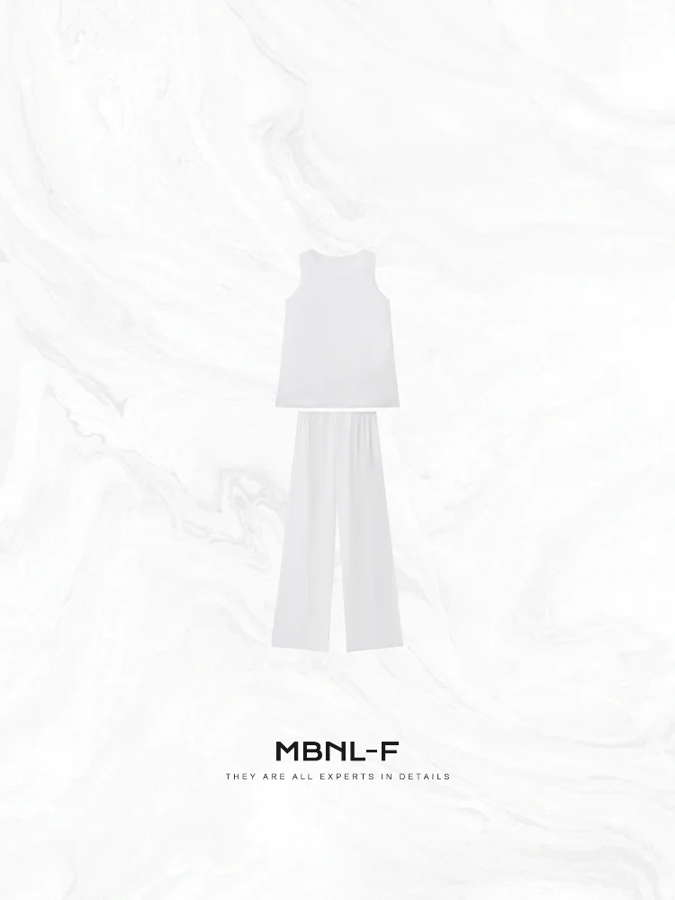 MBNLF ROW Series Women's Simple High-End Rayon Blend Fashion Set Summer Collection Elegant Two-Piece Suit Casual Chic
MBNLF ROW Series Women's Simple High-End Rayon Blend Fashion Set Summer Collection Elegant Two-Piece Suit Casual Chic