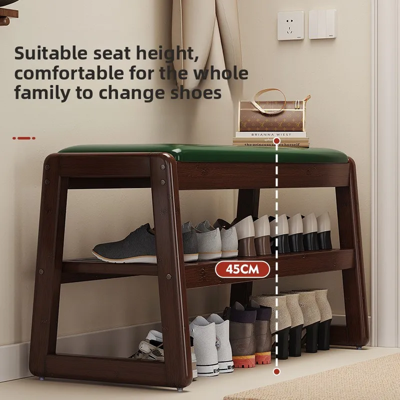 Seated shoe changing stool storage integrated shoe stool entrance stool entrance door Nanzhu shoe rack light luxury high sense
Seated shoe changing stool storage integrated shoe stool entrance stool entrance door Nanzhu shoe rack light luxury high sense