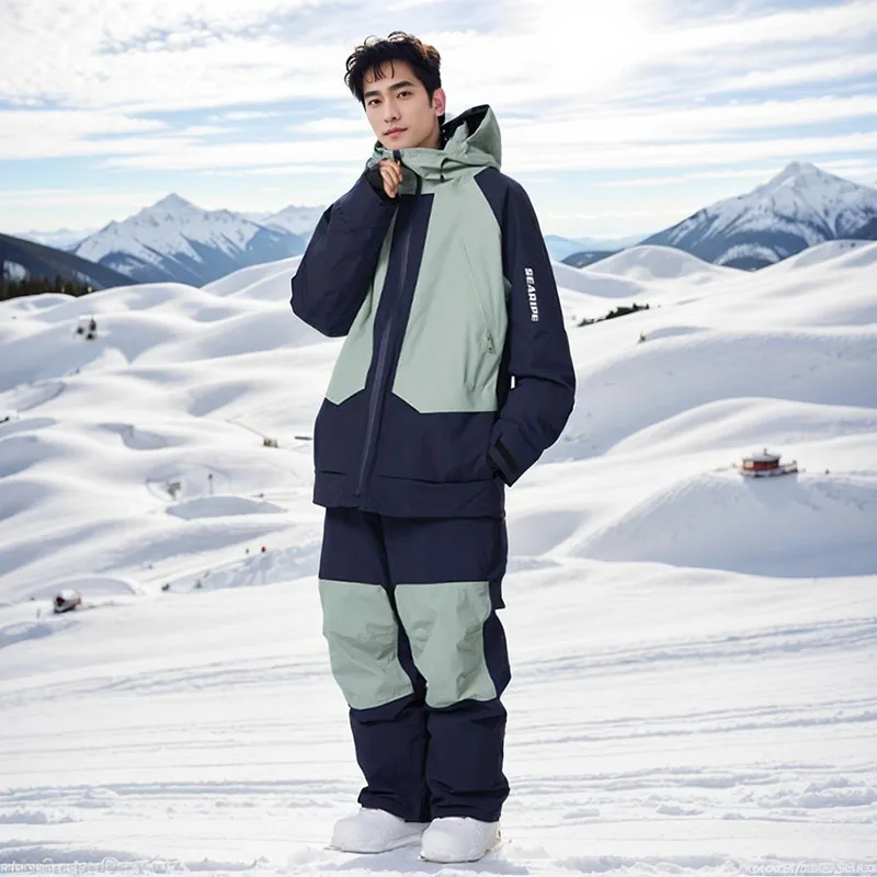 2025 New Ski Set Thickened Waterproof Warm Single/Double Board Couple Ski Set Men's Women's High Mountain Sports Loose Ski Pants
2025 New Ski Set Thickened Waterproof Warm Single/Double Board Couple Ski Set Men's Women's High Mountain Sports Loose Ski Pants