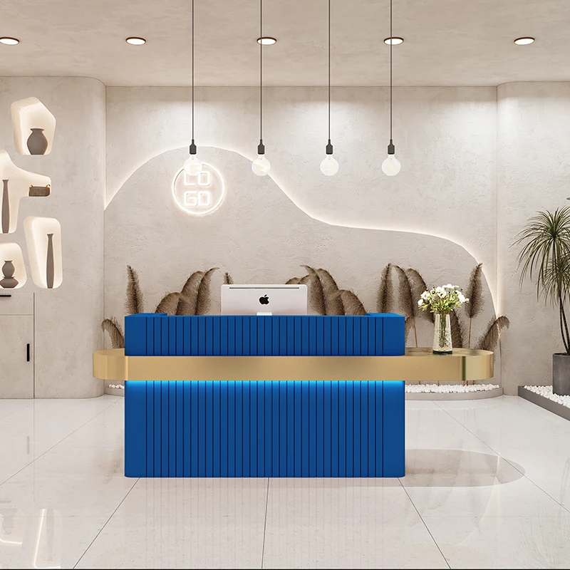 us-Panel Standard Size L Shape Counter Modern Office Reception Desk High Quality Aluminum Frame Salon Used Standing!
us-Panel Standard Size L Shape Counter Modern Office Reception Desk High Quality Aluminum Frame Salon Used Standing!
