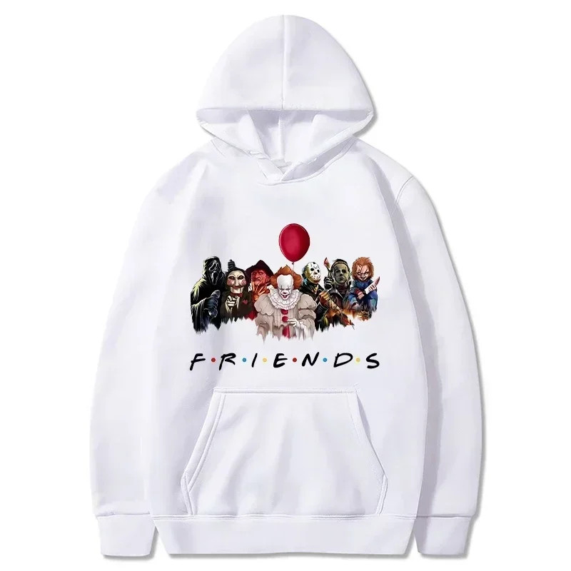 Halloween Friends Hoodies Men Fashion Horror Long Sleeve Sweatshirts Women Casual Harajuku Streetwear Hooded Pullover Sudaderas
Halloween Friends Hoodies Men Fashion Horror Long Sleeve Sweatshirts Women Casual Harajuku Streetwear Hooded Pullover Sudaderas