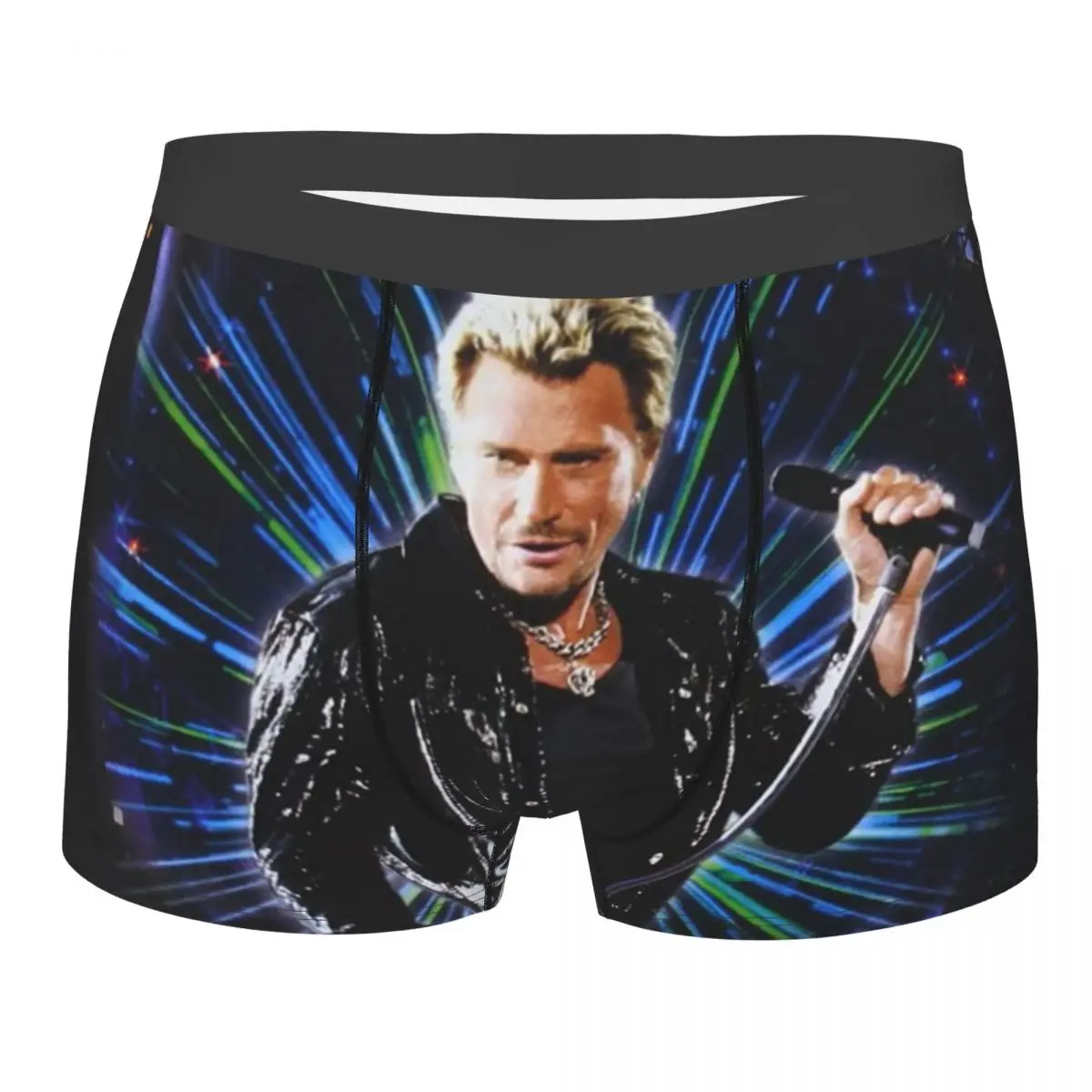 Мужские боксерские шорты Johnny Hallyday с 3D-принтом, эластичные, для мужчин, французские, нижнее белье, трусы, брифы
Мужские боксерские шорты Johnny Hallyday с 3D-принтом, эластичные, для мужчин, французские, нижнее белье, трусы, брифы