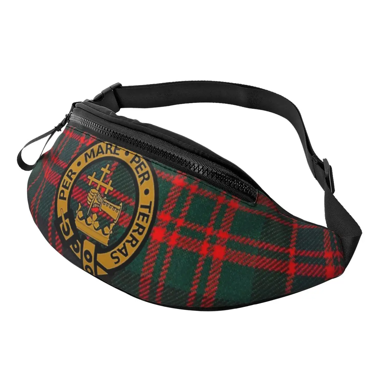 Modern MacDonald Clan Tartan With MacDonald Clan Crest Waist Bag for Women Men Crossbody Fanny Pack Running Phone Money Pouch
Modern MacDonald Clan Tartan With MacDonald Clan Crest Waist Bag for Women Men Crossbody Fanny Pack Running Phone Money Pouch