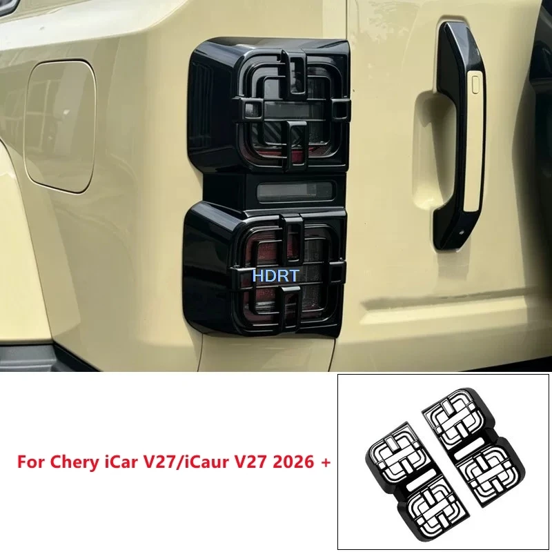 For Chery iCar V27/iCaur V27 2026 + Car Styling Tail Light Frame Rear Fog Lamp Shell Cover Kit Protector Decoration Accessories
For Chery iCar V27/iCaur V27 2026 + Car Styling Tail Light Frame Rear Fog Lamp Shell Cover Kit Protector Decoration Accessories