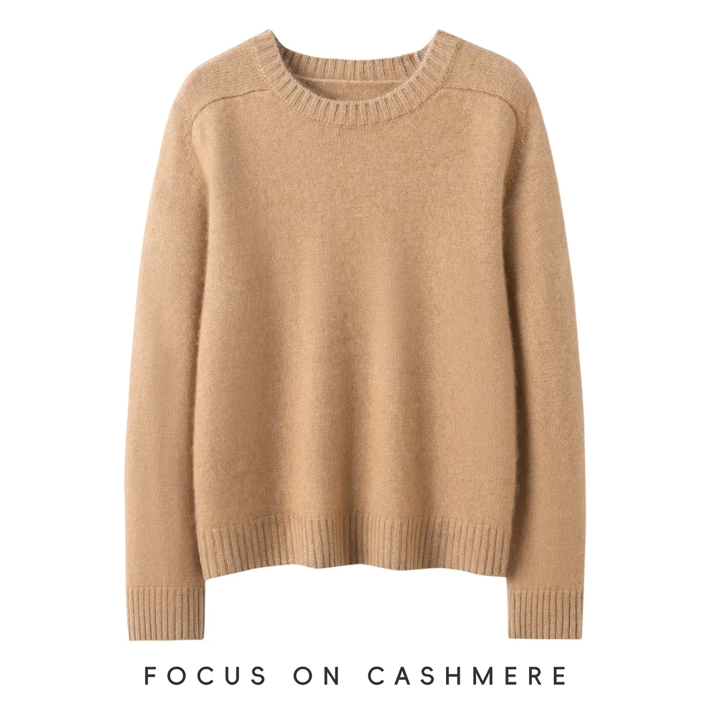 Cashmere sweater women's thickened 100% cashmere sweater women's round neck 2026 new autumn and winter knitted bottom sweater
Cashmere sweater women's thickened 100% cashmere sweater women's round neck 2026 new autumn and winter knitted bottom sweater