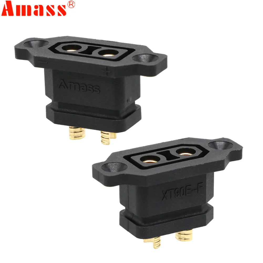 5 / 2 /1pcs Amass XT90E-F Battery Connector XT90E Female Plug Gold-plated XT90 Mountable Connector Yellow/Black Socket
5 / 2 /1pcs Amass XT90E-F Battery Connector XT90E Female Plug Gold-plated XT90 Mountable Connector Yellow/Black Socket