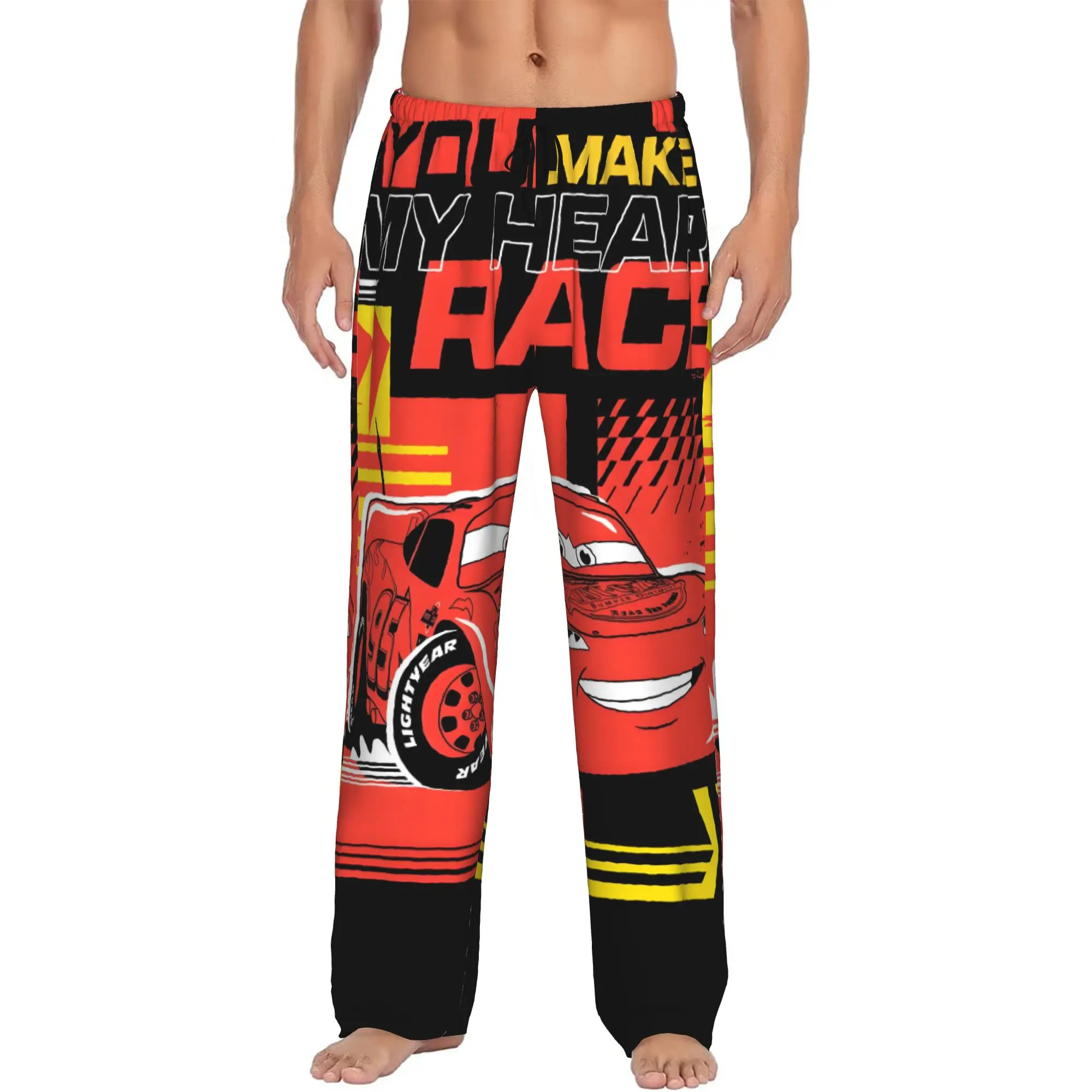 Custom Men Lightning Anime Car M-McQueen Pajama Pants Printed Sleep Sleepwear Bottoms with Pockets
Custom Men Lightning Anime Car M-McQueen Pajama Pants Printed Sleep Sleepwear Bottoms with Pockets