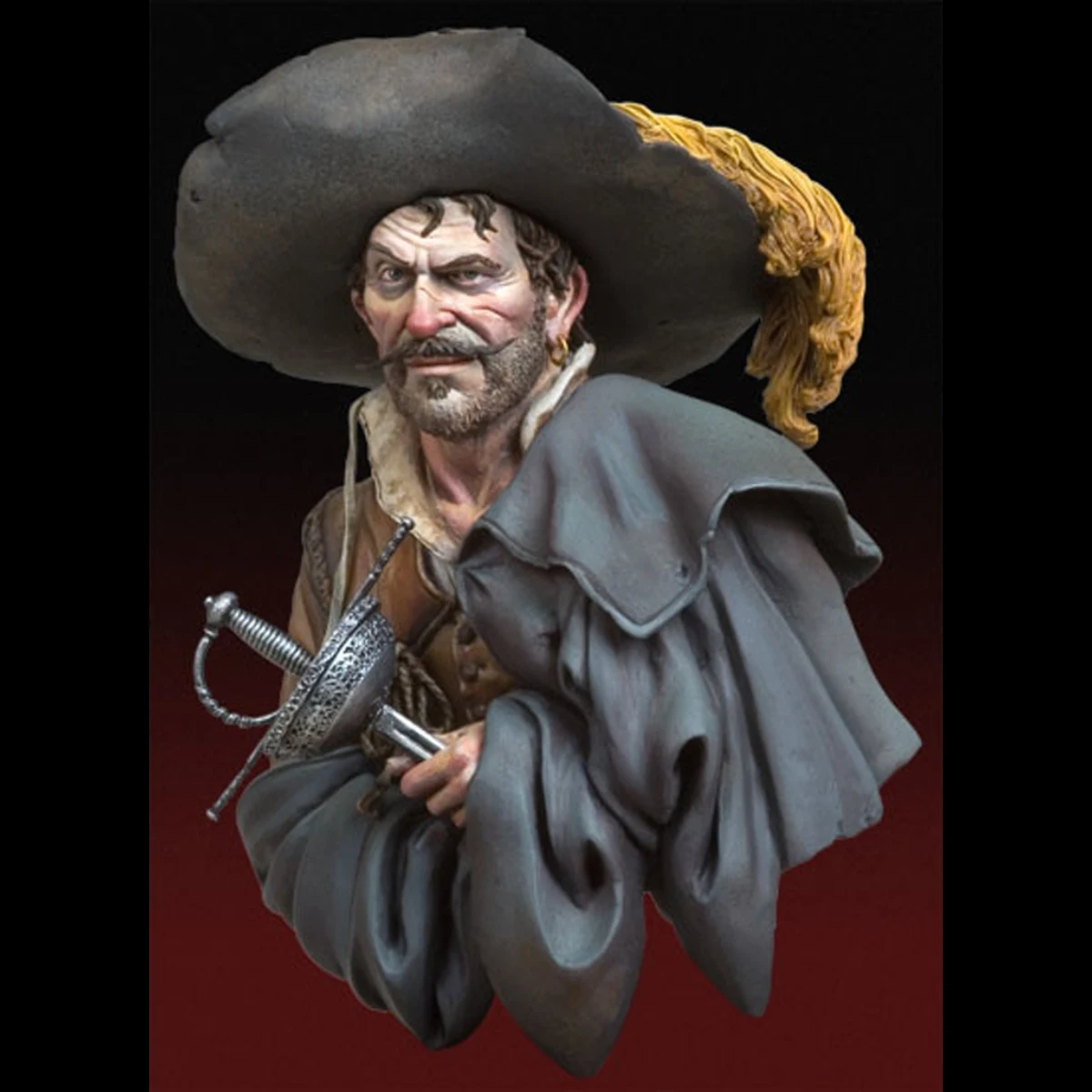 1/10 resin soldier model GK half figure - Pirate Raider - Unassembled and unpainted DIY kit - 913X
1/10 resin soldier model GK half figure - Pirate Raider - Unassembled and unpainted DIY kit - 913X