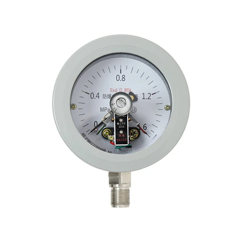 YTX-100B explosion-proof electric contact pressure gauge ExdllBT4 special for gas grinder
YTX-100B explosion-proof electric contact pressure gauge ExdllBT4 special for gas grinder
