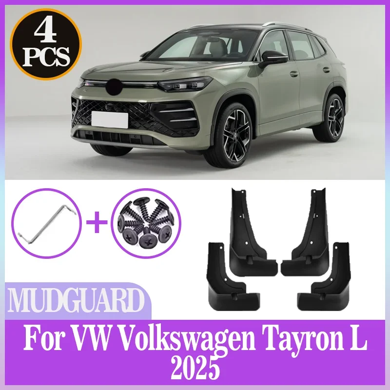 For VW Volkswagen Tayron L 2025 Car Mud Flaps 4PCS Anti-splash Guard Fender Front Rear Fender Wheel Cover Mudguard Accessorie
For VW Volkswagen Tayron L 2025 Car Mud Flaps 4PCS Anti-splash Guard Fender Front Rear Fender Wheel Cover Mudguard Accessorie