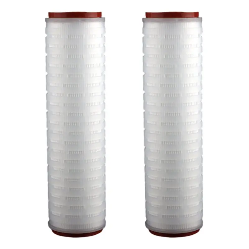 Double Open End Water Purifier Filter Membrane 2PCS 10 inch Pleated Cartridge Polypropylene Micro Fiber Media
Double Open End Water Purifier Filter Membrane 2PCS 10 inch Pleated Cartridge Polypropylene Micro Fiber Media