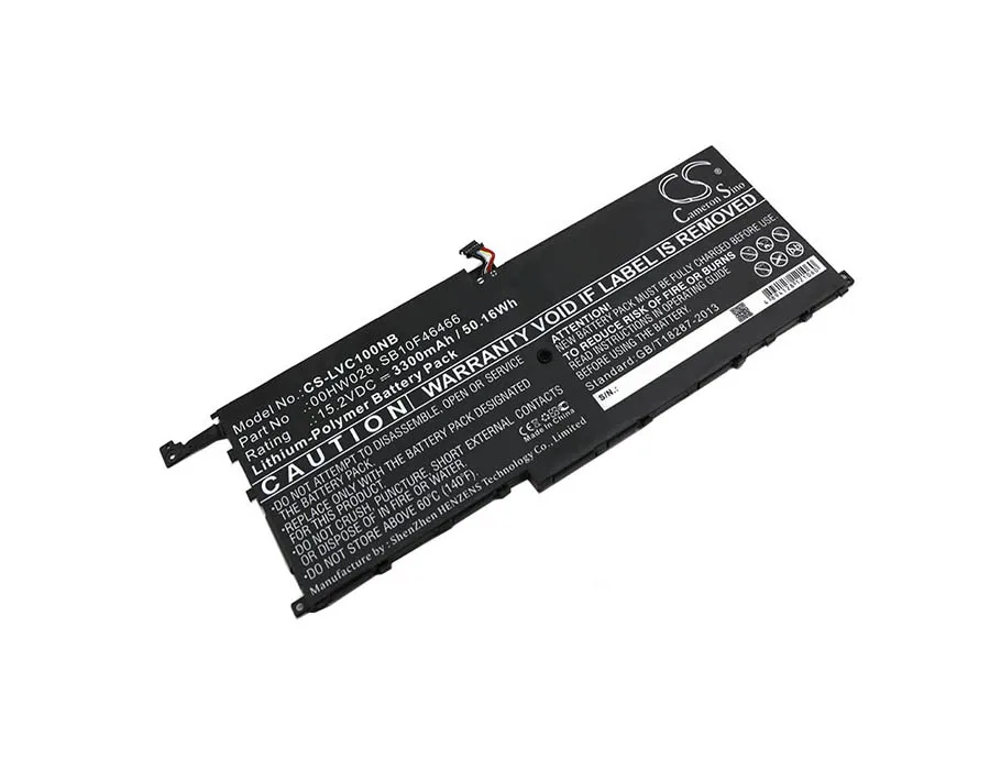 Сменная батарея для Lenovo ThinkPad X1 20FC000VAU, ThinkPad X1 20FC001YAU, ThinkPad X1 20FC0026AU, ThinkPad X1 20FC002NAU,
Сменная батарея для Lenovo ThinkPad X1 20FC000VAU, ThinkPad X1 20FC001YAU, ThinkPad X1 20FC0026AU, ThinkPad X1 20FC002NAU,
