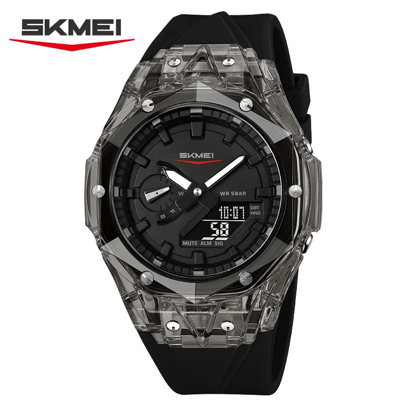 SKMEI 2411 электронные часы модные спортивные мужские наручные часы экономия дневного света цифровые часы обратного отсчета водонепроницаемые часы с 5 будильниками
SKMEI 2411 электронные часы модные спортивные мужские наручные часы экономия дневного света цифровые часы обратного отсчета водонепроницаемые часы с 5 будильниками