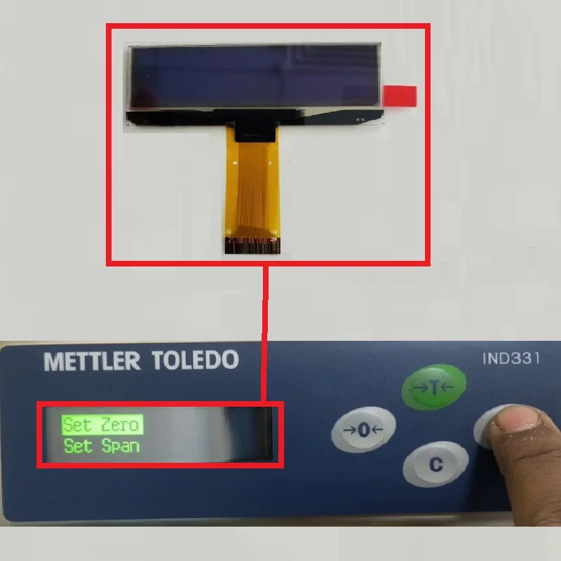 2.23"Inch 24pin OLED Display For METTLER Toledo IND331 LCD Module Display Screen (Green Font)
2.23"Inch 24pin OLED Display For METTLER Toledo IND331 LCD Module Display Screen (Green Font)
