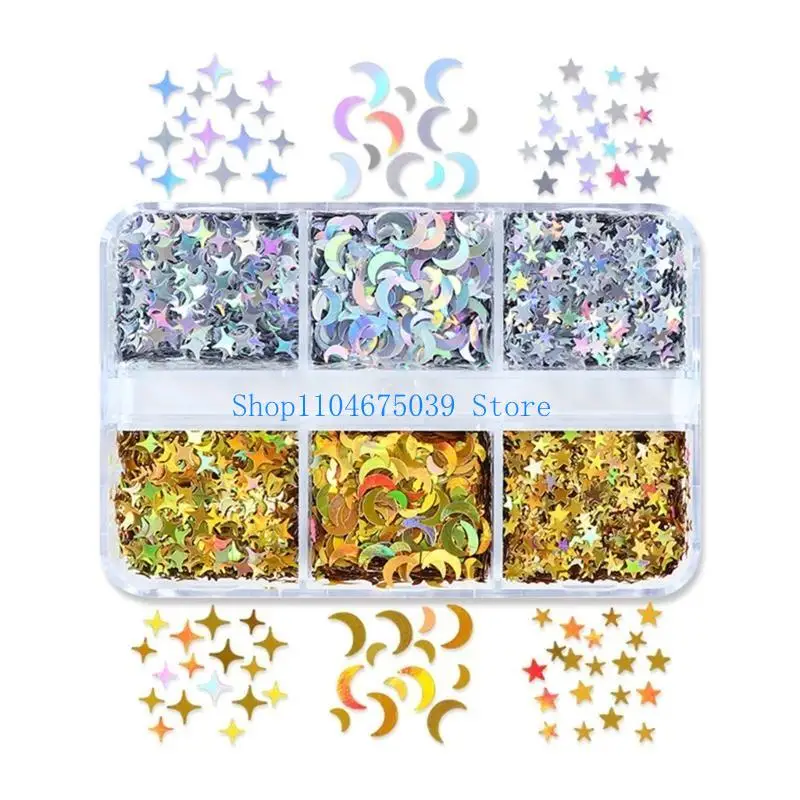 5asd 6 Mix Color Small Moon Star Glitter Filling For DIY Epoxy Resin UV
5asd 6 Mix Color Small Moon Star Glitter Filling For DIY Epoxy Resin UV