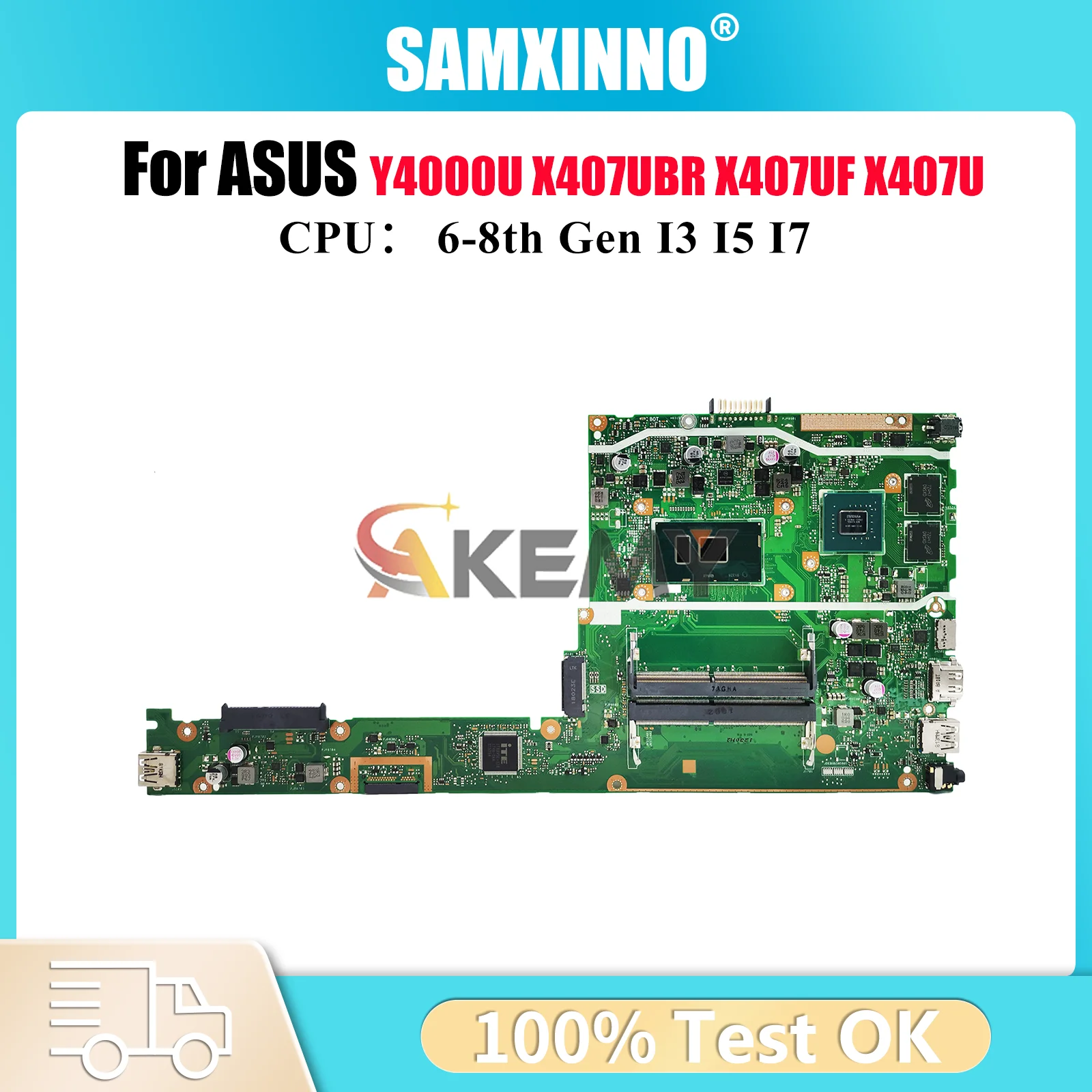 X407UB Laptop Motherboard For ASUS VivoBook X407UBR X407UF X407UV X407UB Y4000U X407U F407U A407U X407UAR Mainboard I3 I5 I7 CPU
X407UB Laptop Motherboard For ASUS VivoBook X407UBR X407UF X407UV X407UB Y4000U X407U F407U A407U X407UAR Mainboard I3 I5 I7 CPU