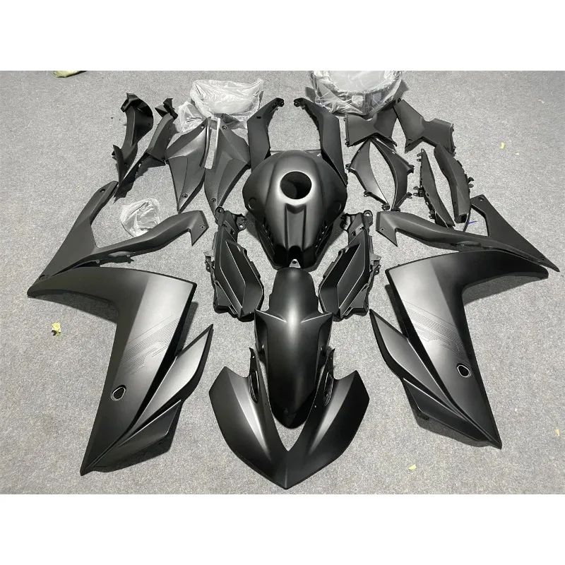 Комплект обтекателя мотоцикла для Yamaha R3 15-18 лет R25 2015 2016 2017 2018, матовый черный + увеличенная крышка топливного бака
Комплект обтекателя мотоцикла для Yamaha R3 15-18 лет R25 2015 2016 2017 2018, матовый черный + увеличенная крышка топливного бака