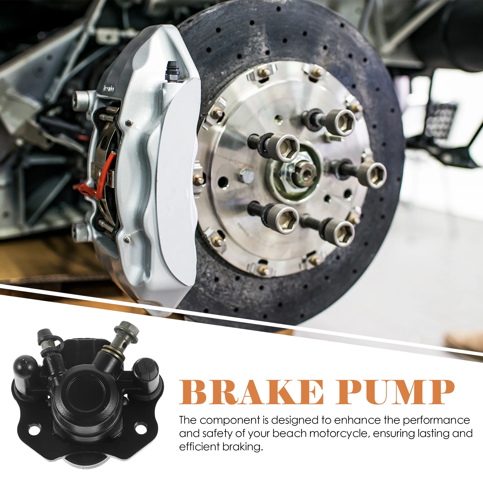 1pcs Rear Brake Caliper Replacement Durable Iron Disc Brake Caliper For Beach Motorcycle Atv 50Cc-125Cc Easy Install Performance
1pcs Rear Brake Caliper Replacement Durable Iron Disc Brake Caliper For Beach Motorcycle Atv 50Cc-125Cc Easy Install Performance